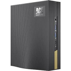 ACEMAGICIAN AD15 mini dators, 12. paaudzes Intel 12450H (8C/12T, līdz 4,4 GHz) 16GB DDR4 512GB NVME SSD mini galddators ar 4K UHD | C tips | BT5.2 | WiFi6