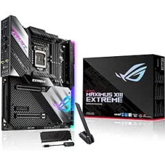 ASUS ROG Maximus XIII Extreme spēļu mātesplates ligzda Intel LGA 1200 (Intel Z590, EATX, 5x M.2, USB 3.2 Gen 2x2, PCIe 4.0, Thunderbolt 4, WiFi6, Aura Sync)