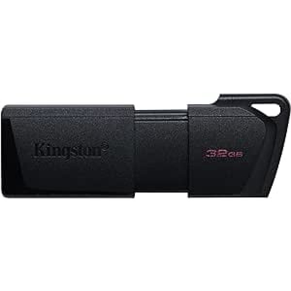 Kingston DataTraveler Exodia M DTXM/32GB USB 3.2 Gen 1 with Moveable Cap in Multiple Colours, Black