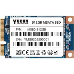 YUCUN MSATA III iekšējais cietvielu disks 512 GB SSD
