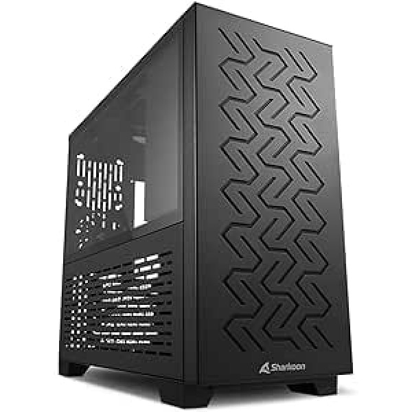 Sharkoon MS-Z1000 melns, Micro-ATX datora korpuss