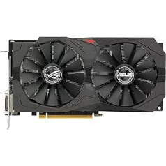 ASUS ROG Strix Radeon RX560 4G V2 GDDR5 Gaming Graphics Card (AMD Radeon RX560, 4GB GDDR5 Memory, 1x HDMI 2.0b, 1x DVI-D, ROG-STRIX-RX560-4G-V2)