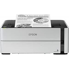 Epson EcoTank ET-M1180 A4 melnbaltais printeris Dupleksais PCL USB WiFi Ethernet melns 1