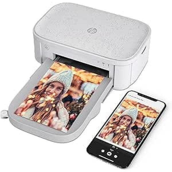 HP Sprocket Studio Plus Wi-Fi printeris — drukā 4 x 6 collu fotoattēlus no jūsu iOS un Android ierīces bezvadu režīmā