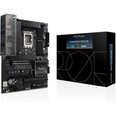 ASUS PROART B760-CREATOR mātesplates ligzda Intel LGA1700 (ATX, PCIe 5.0, DDR5 atmiņa, 3x M.2, USB 3.2 Gen2x2, satura veidotājam)
