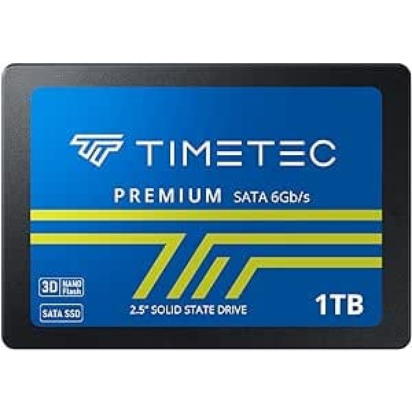 Timetec 1TB SSD 3D NAND QLC SATA III 6Gb/s 2,5