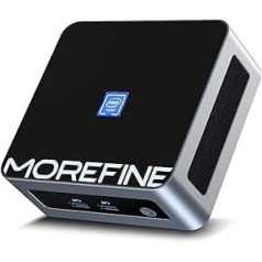 MIPOWCAT Mini dators ar Intel Alder Lake-N100 (līdz 3,70 GHz), Crucial 16GB DDR4-3200, Windows 11 Pro, 1TB M.2 NVME SSD/Dual Screen Display HDMI 2.0×2/WiFi 6/BT 5.2/USB 3.0/ Mini biznesa dators