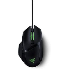 Razer Basilisk V2 — Kabelgebundene Gaming Maus ar 11 programmētājiem Tasten for PC/Mac (Optischer Fokus+ sensors + slēdži, Chroma RGB Beleuchtung) Schwarz