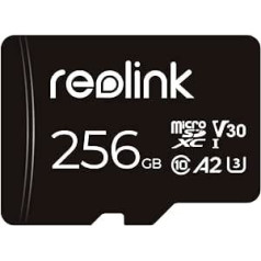 Reolink 256GB Micro SD Card Class 10 A2 U3 MicroSDXC High Speed Memory Card Compatible with Reolink Security Camera