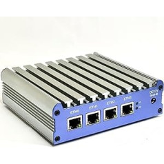 Jauna J4125 četrkodolu ugunsmūra mikroierīce, mini dators, nano dators, maršrutētāja dators ar 8G RAM 128G SSD, 4 RJ45 2,5 GBE ports AES-NI, savietojams ar Pfsense OPNsense