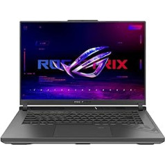 ASUS ROG Strix G16 spēļu klēpjdators | 16 collu WQHD 240Hz/3ms pretatspīduma IPS displejs | Intel Core i7-13650HX | 16 GB RAM | 1 TB SSD | NVIDIA RTX 4050 | Windows 11 | QWERTZ tastatūra | Eclipse Grey