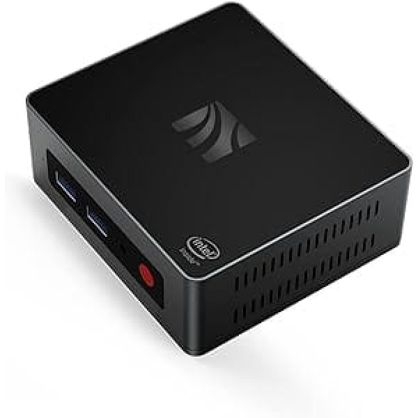 ALIXO Mini Desktop PC Windows 10 8GB RAM 128G SSD Celeron J4125 (up to 2.7GHz) Supports 4K HD Dual HDMI Dual WiFi (2.4G+5.8G) Ethernet