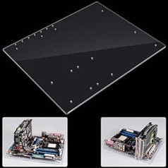 Jimdary Acrylic Frame DIY Holder 330x268mm Computer Maintenance Optical Acrylic Drives for ATX Motherboard Hard Drives