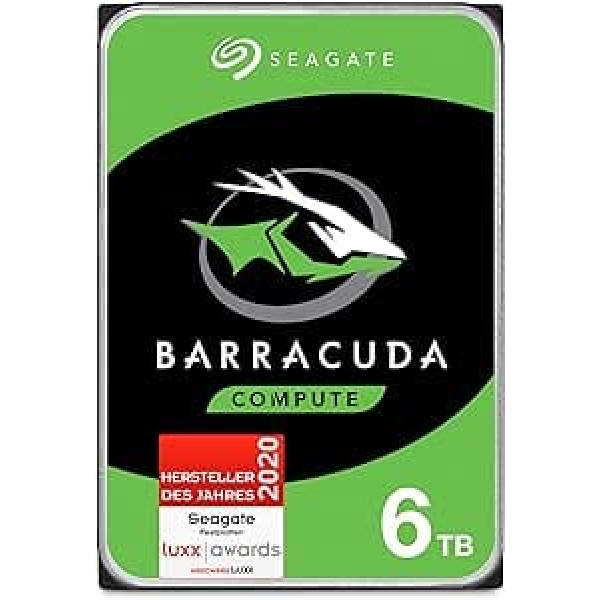 Seagate BarraCuda 6 TB Internal Hard Drive HDD - 3.5 Inch SATA 6 Gb / s 5400 RPM 256 MB Cache for Computer Desktop PC - Frustration Free Packaging (ST6000DMZ03) / DM003