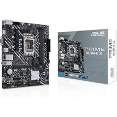 ASUS Prime H610M-K D4 Gaming Motherboard Socket Intel LGA 1700 (Intel H610, mATX, DDR4 Memory, PCIe 4.0, M.2, COM Header, RGB Header)