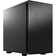 Fractal Design Define 7 Nano Black Brushed Aluminum/Steel Mini ITX Silent Solid Nano Tower Computer Case