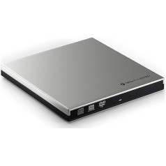 techPulse120 USB 3.0 ārējais DVD rakstītājs CD rakstītājs Superdrive pārnēsājams Romas disks DVDRW CDRW Plāns datoram Piezīmjdators Ultrabook Netbook klēpjdators Windows Mac OS Apple iMAC MacBook Pro Air