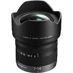 Panasonic Lumix G Vario 7-14mm f4.0 Micro Four Thirds Ultra platleņķa objektīvs