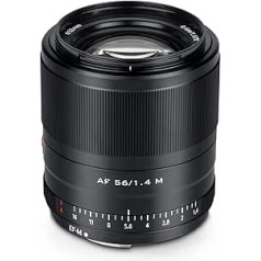 VILTROX 56 mm F1.4 f/1.4 STM autofokusa objektīvs ar lielu atvērumu AF APC-S portreta primārais objektīvs, saderīgs ar Canon EOS EF-M stiprinājuma spoguļkamerām M10 M100 M200 M3 M5 M50 M50II M6 M6II