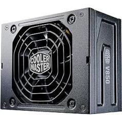 Cooler Master V850 SFX Gold, 850 Watt SFX Power Supply (EU Plug), 80 PLUS Gold, Modular SFF/Mini ITX PC Power Supply, Semi-Passive Quiet Hydrodynamic 92mm FDB Fan, SFX-ATX Adapter