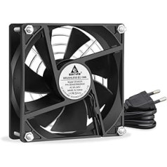 AC EC 220 V Fan 92 mm Fan 92 x 25 mm 240 V Fan Dual Ball Bearing 92 mm Axial Fan 92 mm Case Fan 2400 rpm Brushless Cooling Fan for PC Fan Replacement Computer Fan