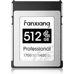 fanxiang CFexpress Type B Memory Card 512GB - For Entry & Mid-Class Compact Cameras, Full HD Videos, U1, C10, V10, Up to 1700MB/s Read Speed