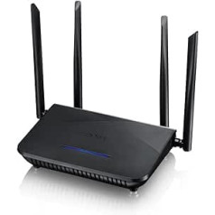 Zyxel WiFi 6 Router with AX1800 (NBG7510) Dual-Band Gigabit Wireless Router, Speed & Added Value, Youth Protection, MU-MIMO, OFDMA, Ideal for Gaming & Streaming, NBG7510-EU0101F