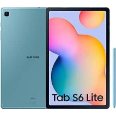 Samsung Galaxy Tab S6 Lite 10,4 collu planšetdators (Qualcomm Snapdragon 720G, 4 GB RAM, 64 GB atmiņa, LTE, Android 12) zils — spāņu versija