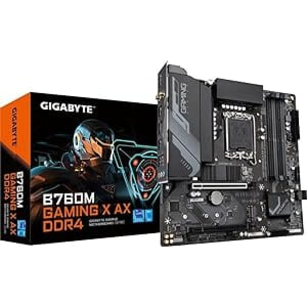 Gigabyte B760M Gaming X AX DDR4 mātesplate LGA 1700 Micro ATX