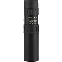 10-30 x 25 Zoom Monocular High Resolution Portable Pocket Telescope, Powerful Dual Focus Prism, Compact Monocular for Adults and Children, Lightweight Monoscope