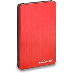 Blueendless portatīvais ārējais cietais disks USB 3.0 2,5 collas personālajam klēpjdatoram (160 GB, sarkans)