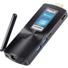 MeLE PCG02 Mini PC Stick bez ventilatora Windows 11 Pro Celeron J4125 8G 256G portatīvā galddatora datora zibatmiņa HDMI 4K 60Hz, Wi-Fi5, Gigabit Ethernet, BT4.2 for Business, Office, Industry, IOT Media, House