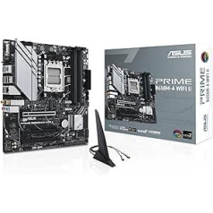 ASUS Prime B650M-A WiFi Gaming Motherboard Socket AMD AM5 (Ryzen 7000, micro-ATX, DDR5 Memory, PCIe 5.0, WiFi 6, BIOS Flashback, USB 3.2 Gen 2, Aura Sync)