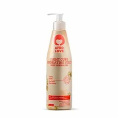 Afro Love Tight Curl Hydrating Curl Gel Frizz Control Linseed Hair Gel without Alcohol, Parabens, Silicones, 450 ml