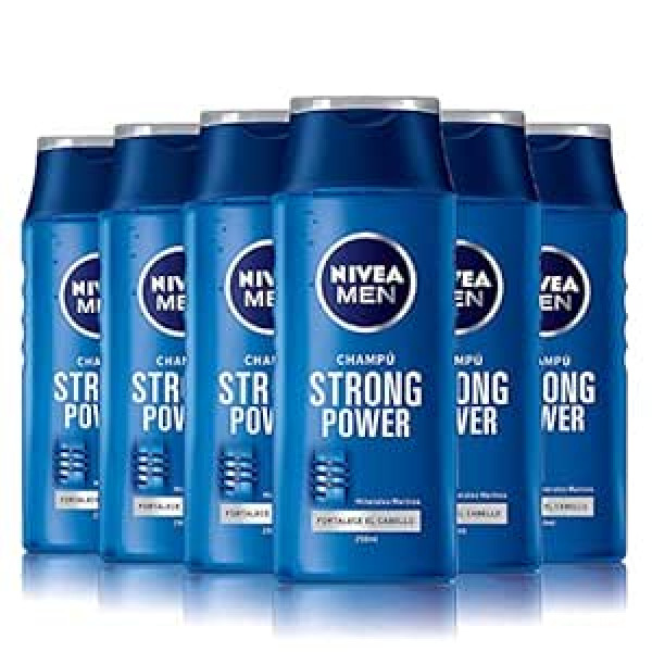 Nivea Men Strong Power Shampoo 250 ml (iepakojumā 6)