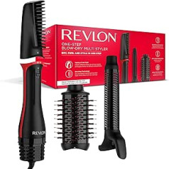 Revlon One-Step Hair Dryer & Multi-Styler - 3-in-1 Tool - (Removable Head, Curling Iron, Hair Dryer, Styler) RVDR5333