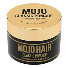 Mojo Hair Fiber Shaper Pomāde vīriešiem Strong Hold Light Shine 75 ml (1 iepakojumā)