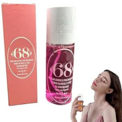 Generic 100 ml/3,0 fl oz Brazilian Crush Smaržas, Fruity Body Spray Splash sievietēm, matu un ķermeņa smaržu migla, ilgstošas iedarbības smaržu aerosols, mitrinošs parfīms ādai (rozā)