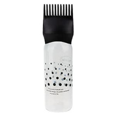 ‎Junhasgood Krēma burciņa Maza matu krāsu pudeles mazgāšanas birste Hot Hair Matu matu kopšanas soma (melna, viena izmēra)