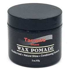 Taconic Shave All Natural Wax Hair Pomade - Augu formula 2 unces