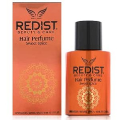 Redist Hair Perfume Sweet Spice Argan - Hair Perfume for Women - with Long-Lasting Fragrance - Neutralises Unpleasant Odours - 50 ml Spray - for Hair Care and Shine Every Day - Leave-in Spray