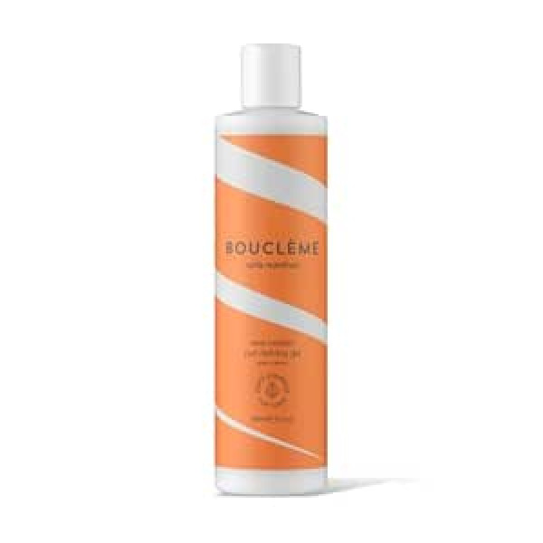 Bouclème Seal + Shield Curl Defining Gel - Spēcīgas noturības želeja, lai aizsargātu pret mitrumu - 95,69% dabiski iegūtas sastāvdaļas un vegānisks - 300 ml, caurspīdīgs