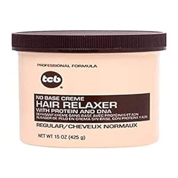 TCB No Base Cream Hair Relaxer, parasts, 425 ml