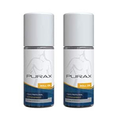 Purax Extra-Strong Double Pack Antiperspirant Roll-On 50ml