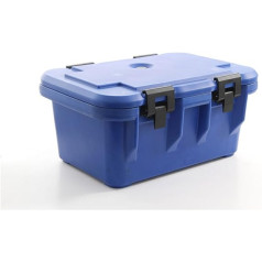 HENDI Thermal Box, Divsienu, Termiskā ēdināšanas konteiners, Termiskais konteiners, Transporta kaste, Toploader, LDPE, GN 1/1, 460 x 660 x (H) 320 mm, Blue