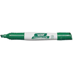 BIC GDEM11GN — Great Erase Grip XL sausās dzēšanas marķieri, kalts, zaļš, Dozen-BICGDEM11GN, BIC