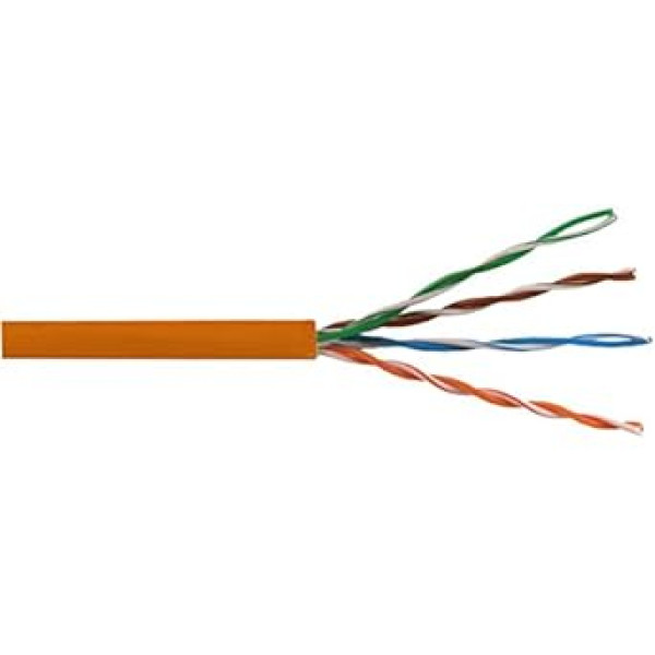 Pro Power CAT6LSORG305 m Cat6 LSOH Kabel, oranžs, 305 m