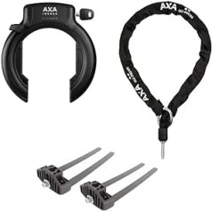 Axa Imenso Frame Lock X-Large Bicycle Lock Velosipēda slēdzene (noņemama atslēga, ķēde 100 cm / 8,5 mm diametrs ULC Pro)