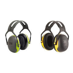 3M Peltor Ear Defenders X4A Neon Green - SNR 33 dB Hearing Protection Even at High Volumes X2 Ear Protection - Ideal Hearing Protection Against High Noise Levels in the Range of 94-105 dB