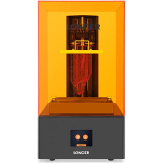 3D printera sveķu 3D printeris oranžs 4K 3D printeris fotopolimerizācijas 3D printeris vienkrāsains 5,5 collu 4K displejs paralēlais LED apgaismojums liels drukas izmērs 4,72 collas x 2,68 x 7,48